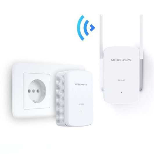 Mercusys MP510 Kit WiFi Powerline AV1000 Gigabit - 1000Mbps - Portata fino a 300m - Gigabit Ethernet