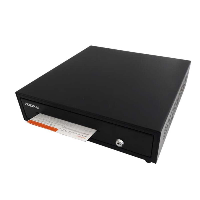 Approx Cassetto Portamonete Elettrico - 12 Scomparti - Apertura Manuale e Automatica - Connessione RJ11