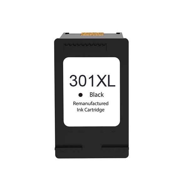Rigenerato HP 301XL Cartuccia d'Inchiostro Nero - Indicatore Livello Inchiostro - Sostituisce CH563EE/CH561EE