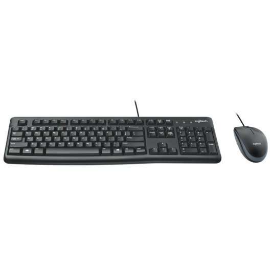 Logitech MK120 Pack USB Tastiera + Mouse 1000dpi 3 Pulsanti - Uso Ambidestro - Portoghese