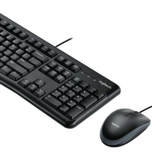 Logitech MK120 Pack USB Tastiera + Mouse 1000dpi 3 Pulsanti - Uso Ambidestro - Portoghese