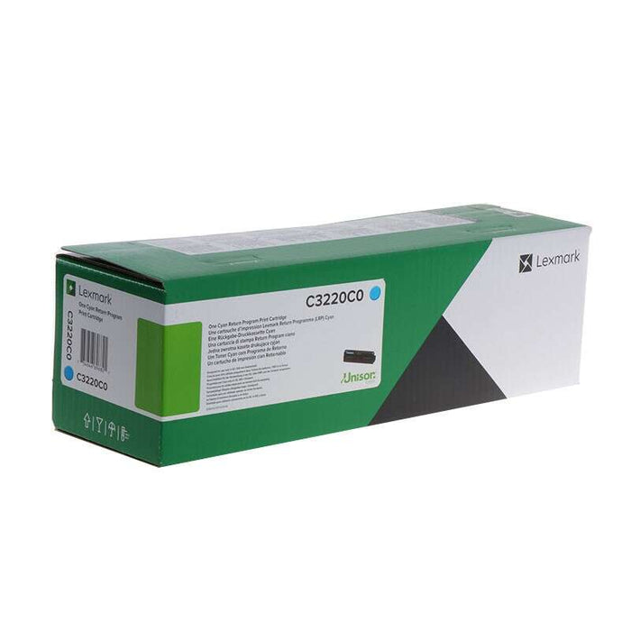 Lexmark C3324/C3326/MC3224/MC3326/MC3426 Cartuccia Toner Ciano Originale - C3220C0/C320020