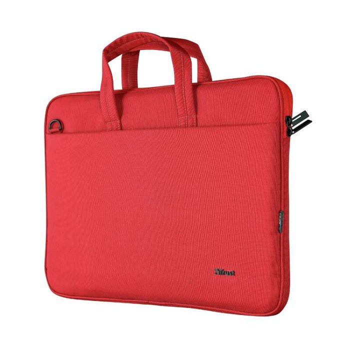 Trust Bologna Valigetta per Laptop fino a 16" - Realizzata con Materiali Riciclati - Scomparto Esterno - Imbottito - Manico e Tracolla di Trasporto
