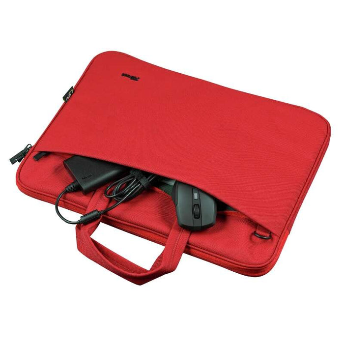 Trust Bologna Valigetta per Laptop fino a 16" - Realizzata con Materiali Riciclati - Scomparto Esterno - Imbottito - Manico e Tracolla di Trasporto