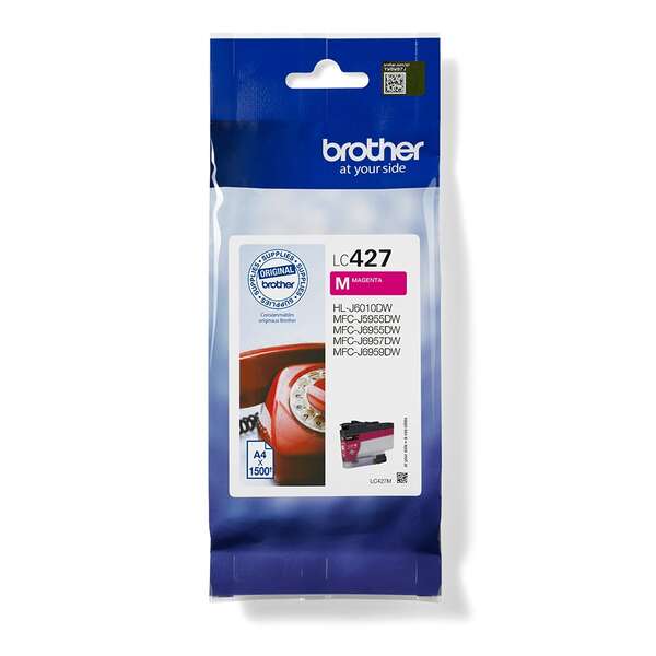 Brother LC427 Magenta Cartuccia d'Inchiostro Originale - LC427M