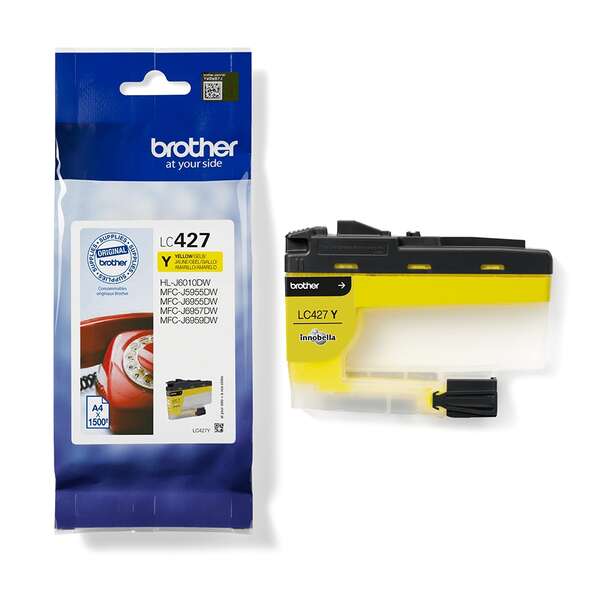 Brother LC427 Giallo Cartuccia d'Inchiostro Originale - LC427Y