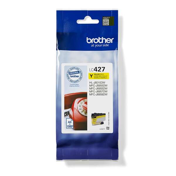 Brother LC427 Giallo Cartuccia d'Inchiostro Originale - LC427Y
