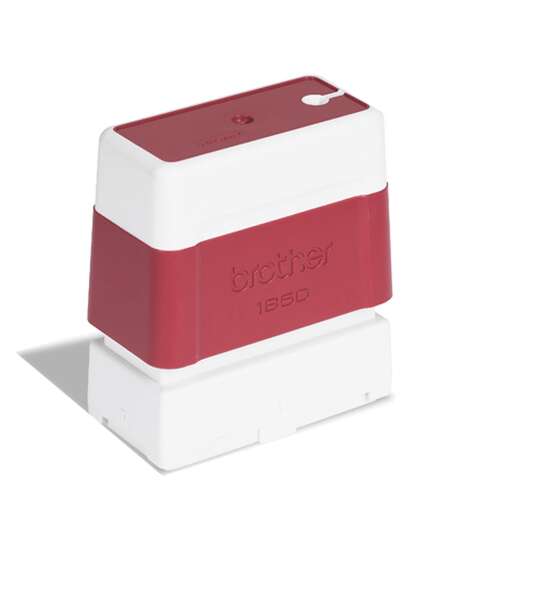 Brother PR1850R6P Confezione 6 Montature di Timbri Originali - 18x50mm - Rosso