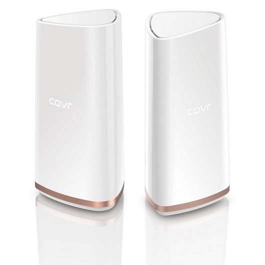 D-Link Sistema WiFi Mesh Tri-Band 2 Punti di Accesso WiFi AC 2200 Mbps Wave 2 MU-MIMO - Porte LAN e WAN