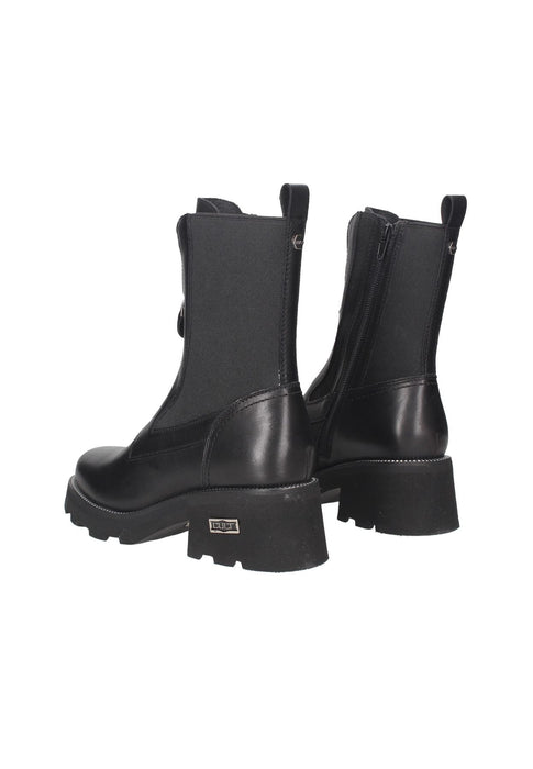 Beatles Grace 3929 Scarpe in Pelle con Chiusura Doppio Elastico e Cerniera Frontale Tacchi 6 cm