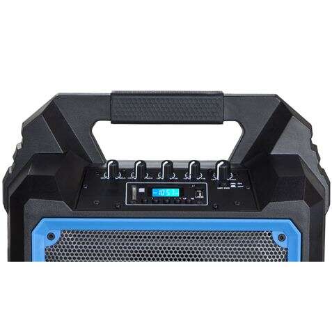 Coolsound Pro 200 Altavoz Autoamplificado Bluetooth 200W 6.5" 60W RMS con Bateria - USB, SD, Entrada Mic. Jack 6.3mm - 1 Microfono Serie Pro Cool - Autonomia hasta 3.5h - Asa de Transporte - Mando a Distancia