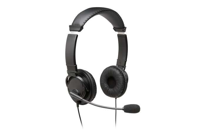 Cuffie HiFi USB Kensington con Microfono - Suono Stereo - Grande Comodità - Soppressione Rumore - Cavo USB 1,82m