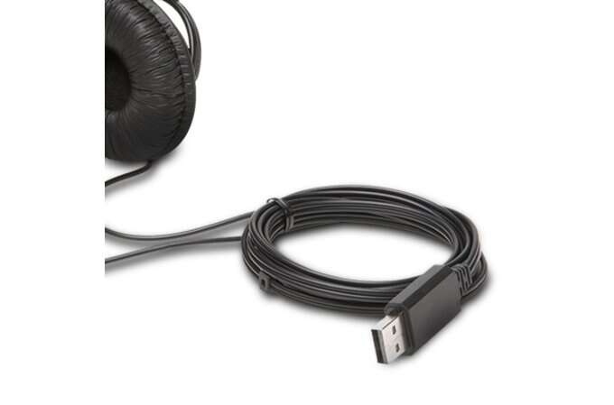 Cuffie HiFi USB Kensington con Microfono - Suono Stereo - Grande Comodità - Soppressione Rumore - Cavo USB 1,82m