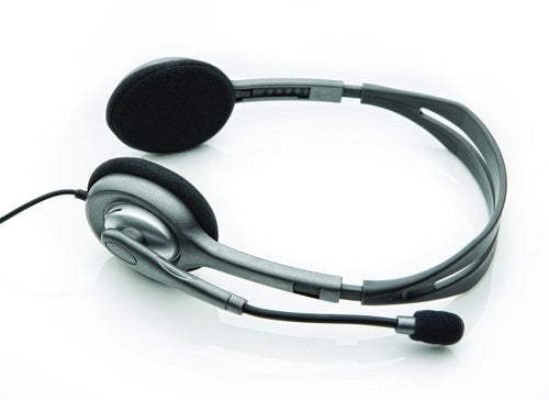 Logitech Cuffia Con Microfono H110 Grigio 2xjack 3,5mm 981-000271