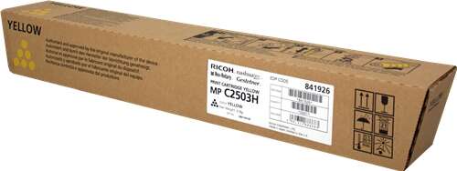 Ricoh Aficio MP-C2503SP/MP-C2003SP/MP-C2004SP/MP-C2504SP Cartuccia Toner Giallo Originale - 841926