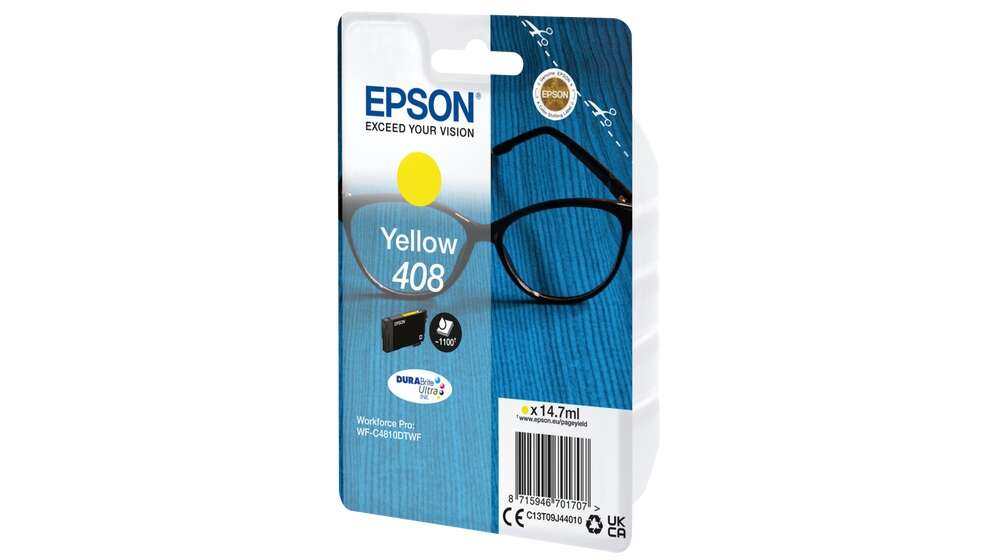 Epson 408 Giallo Cartuccia d'Inchiostro Originale - C13T09J44010
