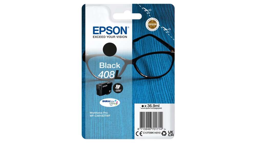 Epson 408L Nero Cartuccia d'Inchiostro Originale - C13T09K14010
