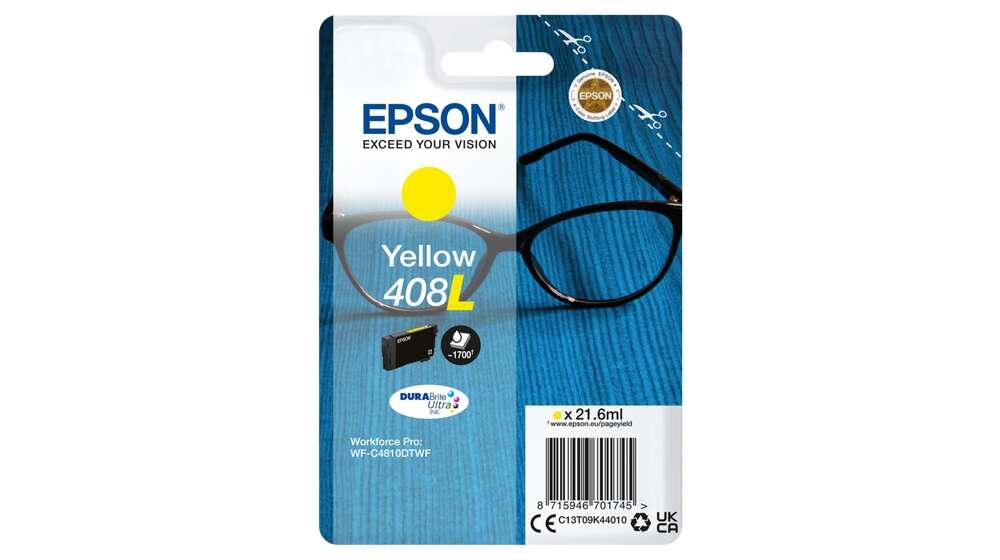 Epson 408L Giallo Cartuccia d'Inchiostro Originale - C13T09K44010