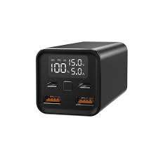 Leotec Q2 Power Bank 20000mAh 65W PD - Compatibile con Portatili - Display LCD - 2x USB-A, 2x USB-C