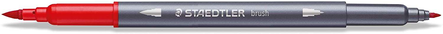 Staedtler 3001 Confezione 36 Pennarelli Acquerellabili Doppia Punta - Colori Assortiti