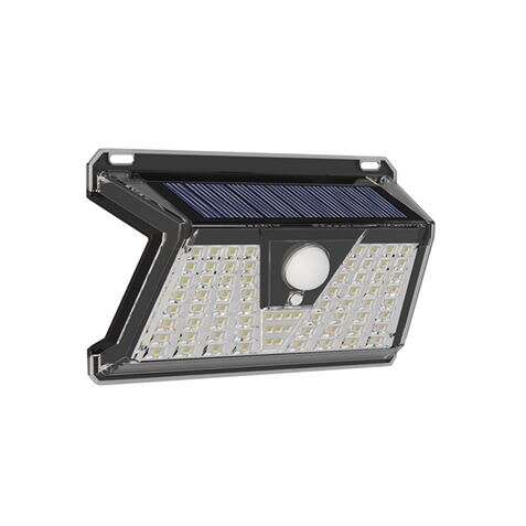 Elbat Aplique Led Solar - 260LM - Luz Fria 6500K - Sensor de Movimiento - Bateria 1200mAh