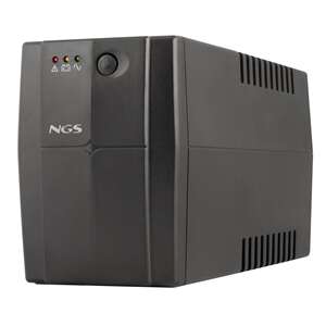NGS Fortress 1200 V3 UPS 800VA 480W - Tecnologia Off Line - Funzione AVR - 2x Schuko - Protezione Sovraccarichi e Cortocircuiti