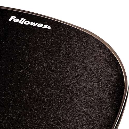 Fellowes Crystal Tappetino con Poggiapolsi in Gel - Resistente alle Macchie - 20x23cm