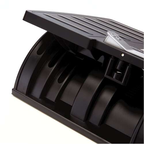Fellowes Office Suites Poggiapiedi Regolabile con Microban - 3 Regolazioni Altezza - Dimensione 444x333mm - Escursione Inclinazione fino a 30° Circa