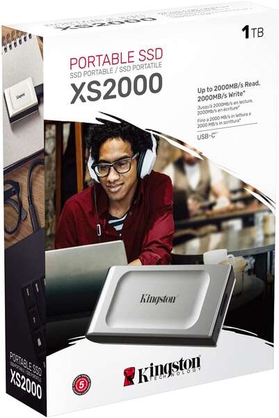 Kingston XS2000 Portable Disco Duro Solido Portatil SSD 1TB USB 3.2