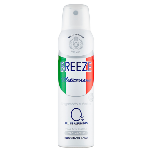 BREEZE DEODORANTE NEW SPRAY MEDITERRANEO 150 ML