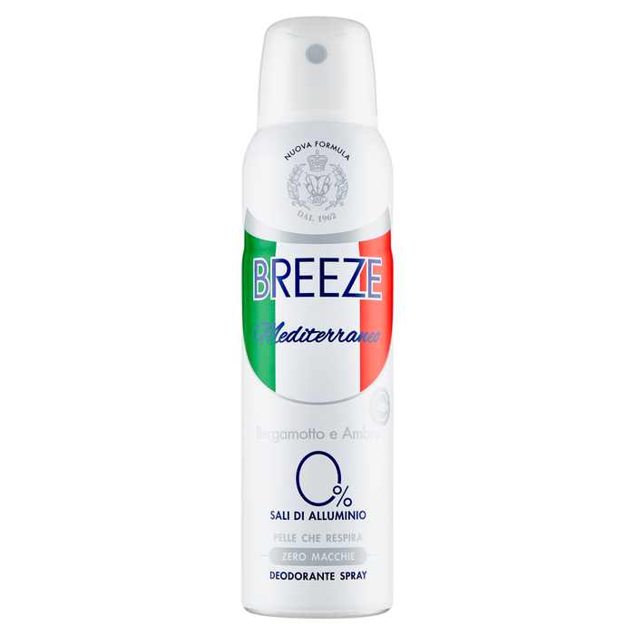 BREEZE DEODORANTE NEW SPRAY MEDITERRANEO 150 ML
