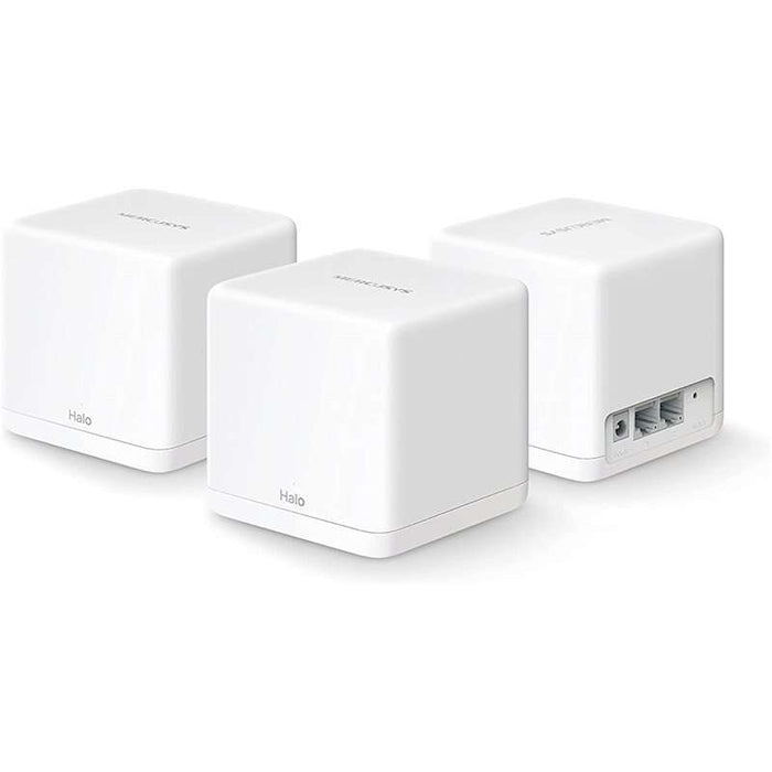 Mercusys Halo H30G Sistema Wi-Fi Mesh AC1300 Dual Band - 3 Unità Halo - Copertura fino a 260 m² - Roaming Senza Interruzioni