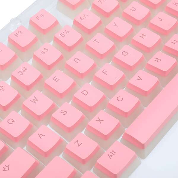 Redragon Scarab A130 Pack di 26 Tasti - Tecnologia Iniezione Doppio Scatto - Capa Traslucida - Colore Rosa