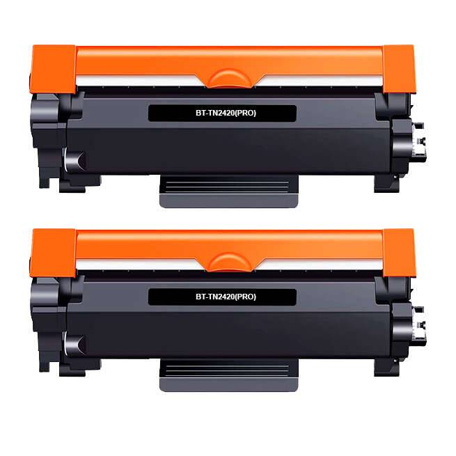 Brother TN2420/TN2410 Nero Confezione 2 Cartucce di Toner Compatibili