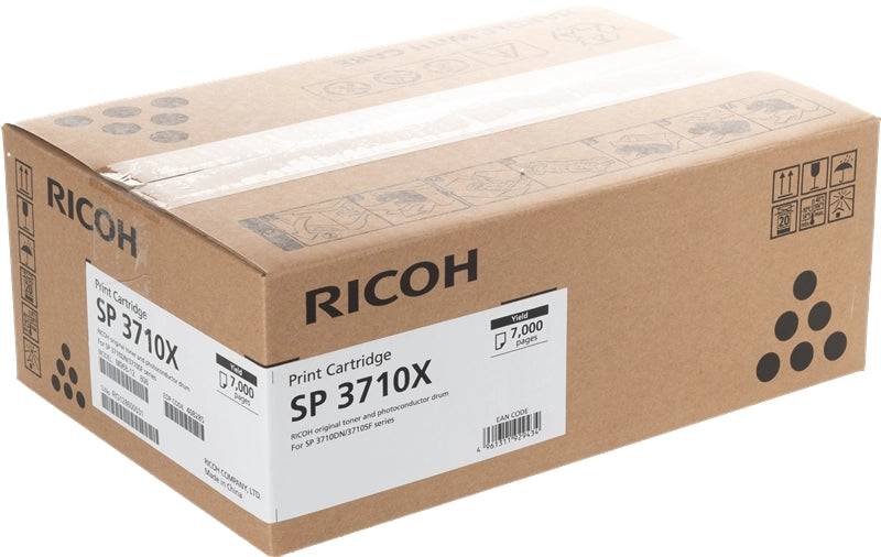 Ricoh Aficio SP3710 Nero Cartuccia Toner Originale - 408284/408285