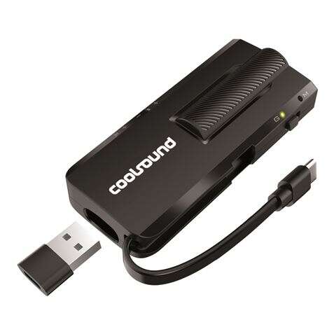 Coolsound Scheda Audio Esterna 7.1 USB-C - Adattatore a USB-A - Ingressi Microfono, Cuffie 3.5mm 3 pin, Cuffia + Microfono 3.5mm 4 pin