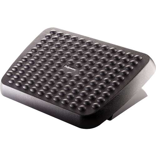 Fellowes Poggiapiedi Regolabile Ergonomico - Superficie Stile Massaggio - 2 Regolazioni di Altezza - Colore Nero