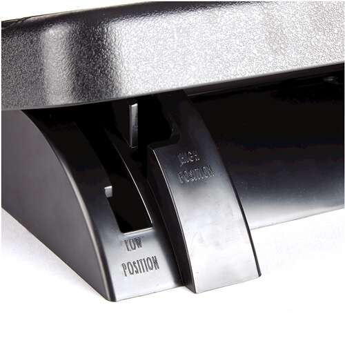 Fellowes Poggiapiedi Regolabile Ergonomico - Superficie Stile Massaggio - 2 Regolazioni di Altezza - Colore Nero