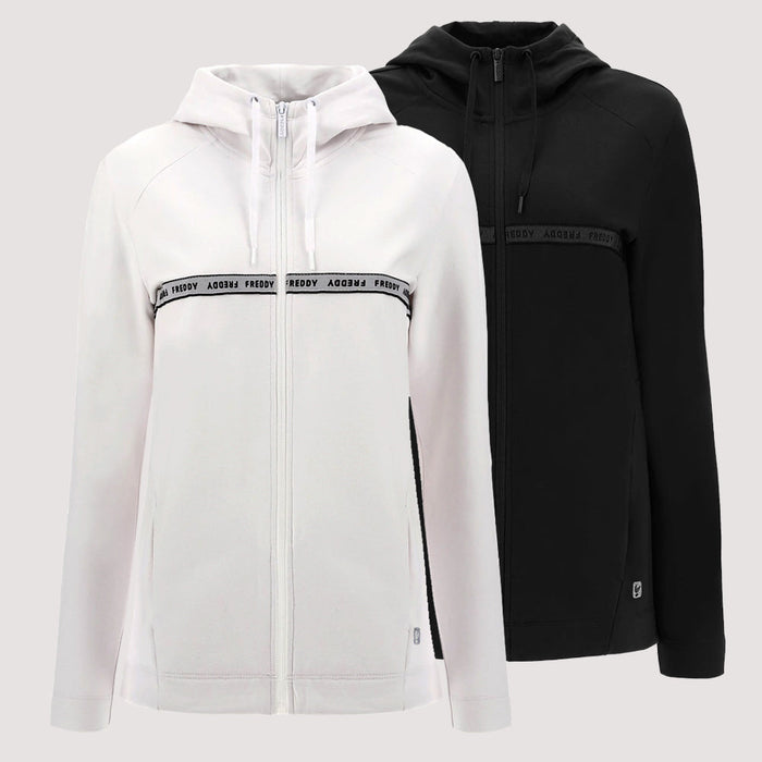 Freddy Felpa Cappuccio Zip  F1WBCS1