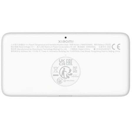 Xiaomi Misuratore Temperatura e Umidità Bluetooth 5.0 - Display Inchiostro Elettronico - Avvisi Visivi e Sonori