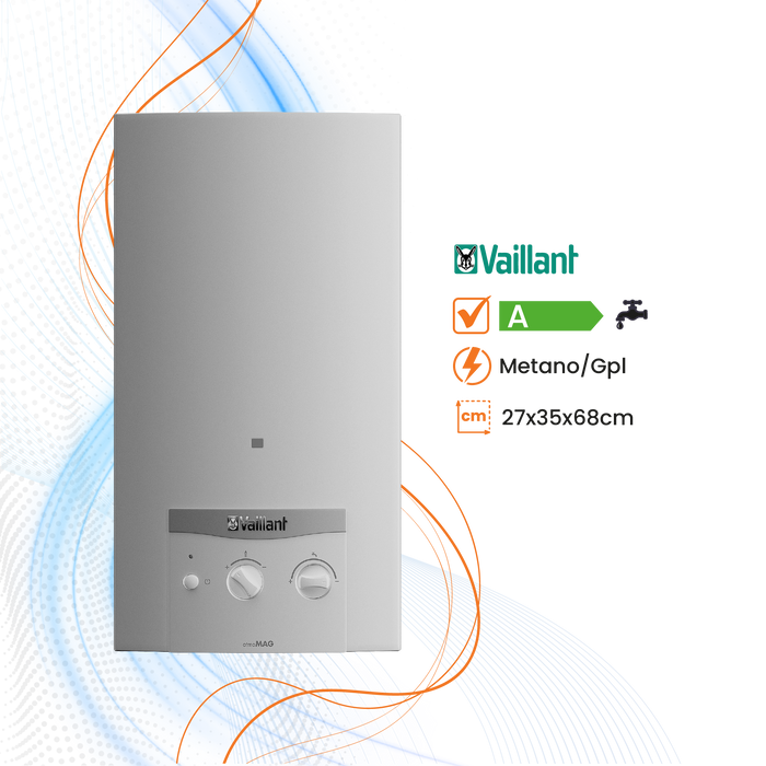 Scaldabagno Vaillant atmoMAG 14LT a Gas Tiraggio Naturale