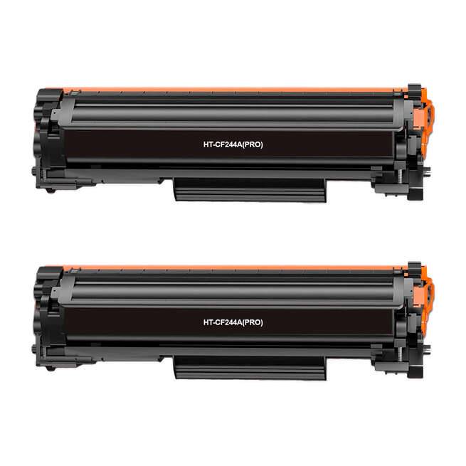 Compatibile HP CF244A Nero Pack 2 Cartucce Toner Compatibili - Sostituisce 44A