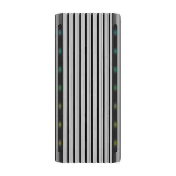 Aisens Scatola Esterna M.2 (NGFF) per SSD M.2 SATA/NVME a USB3.1 GEN2 - Colore Grigio
