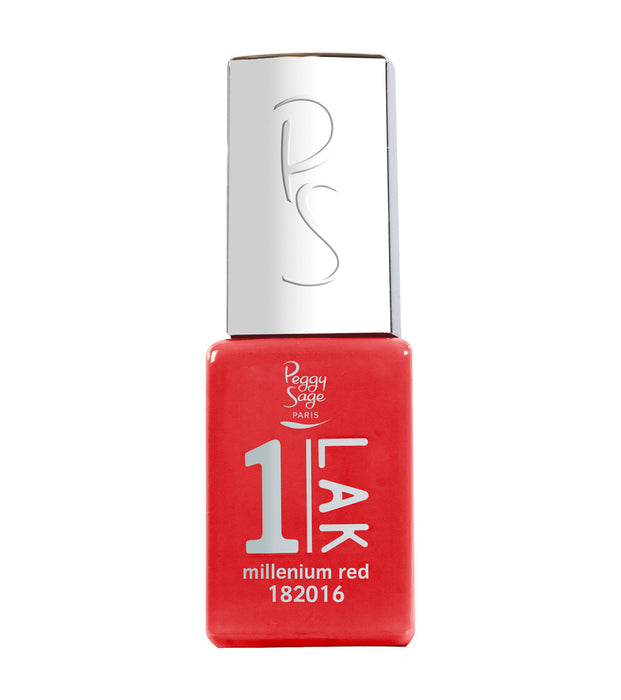 PEGGY SAGE  ONE-LAK 1-STEP GEL POLISH MILLENIUM RED - 5ML