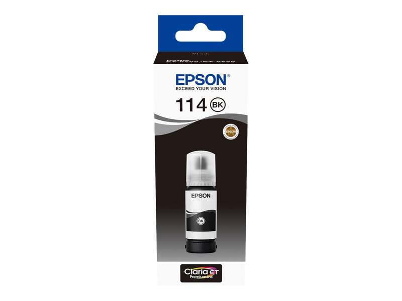 Epson 114 Bottiglia d'Inchiostro Pigmentato Nero Originale - C13T07A140