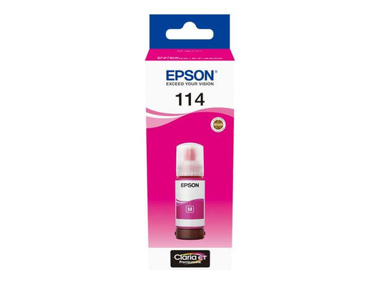 Epson 114 Bottiglia d'Inchiostro Pigmentato Magenta Originale - C13T07B340
