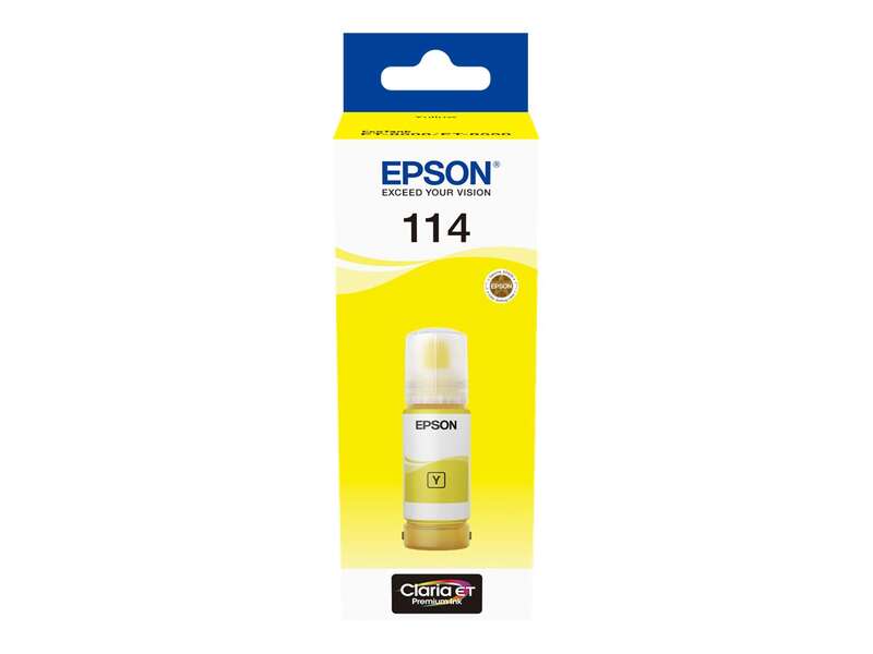 Epson 114 Bottiglia d'Inchiostro Pigmentato Giallo Originale - C13T07B440