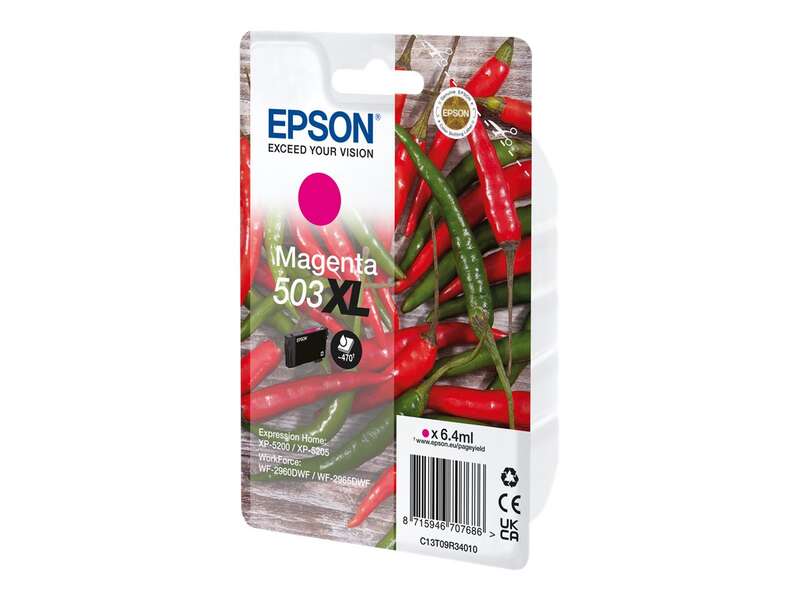 Epson 503XL Magenta Cartuccia d'Inchiostro Originale - C13T09R34010