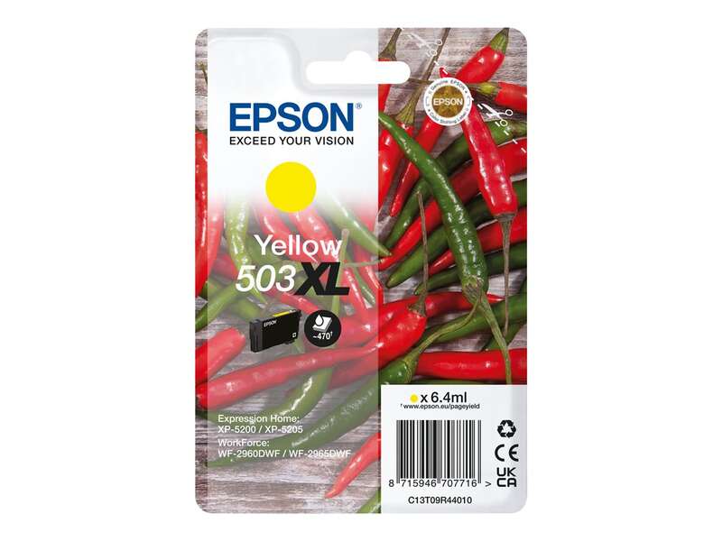 Epson 503XL Giallo Cartuccia d'Inchiostro Originale - C13T09R44010