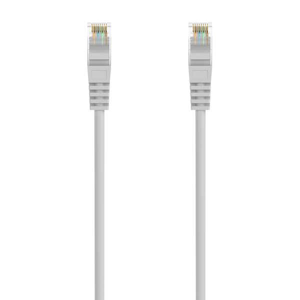 Aisens Cavo di Rete Patch RJ45 LSZH Cat.6A 500 MHZ UTP AWG24 - 20m - Privo di Alogeni - 10 Gigabit/s - Colore Grigio